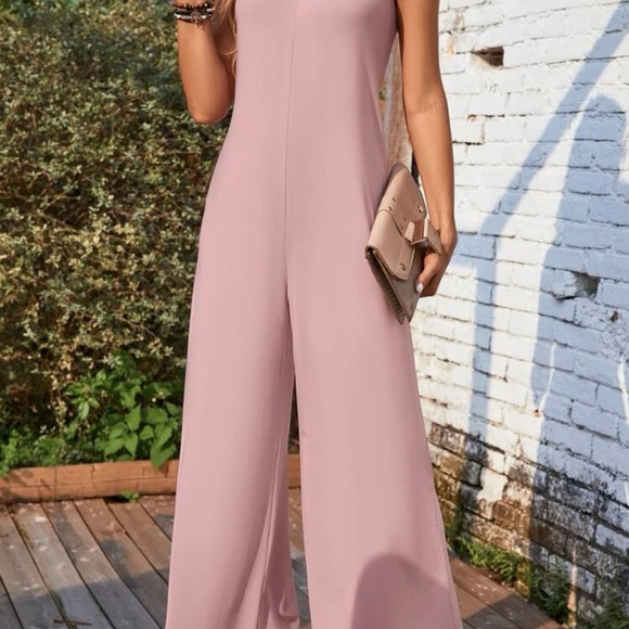 Solid Wide Leg Cami Jumpsuit *NEW* - Picture 6 of 7